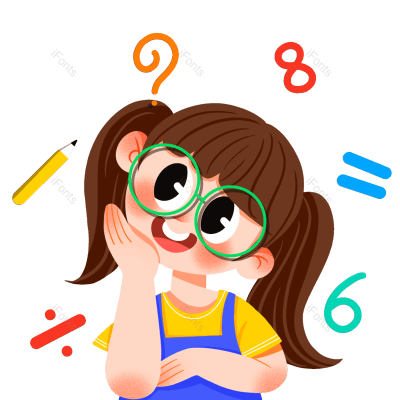 学习图片,开学季元素,学生PNG,扁平风免抠素材